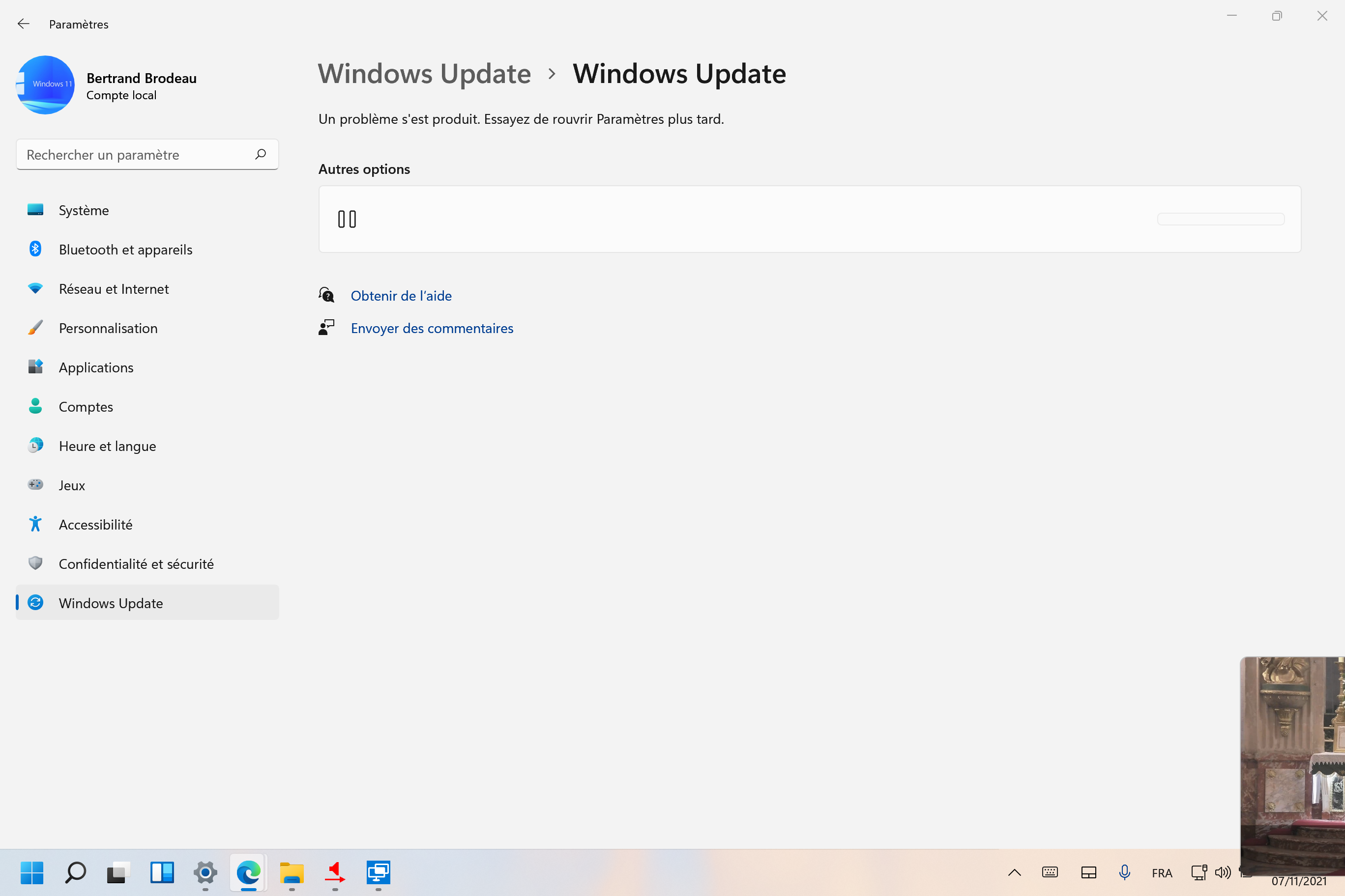 Trouble with Windows Update (Windows 11 Pro Insider Preview ...