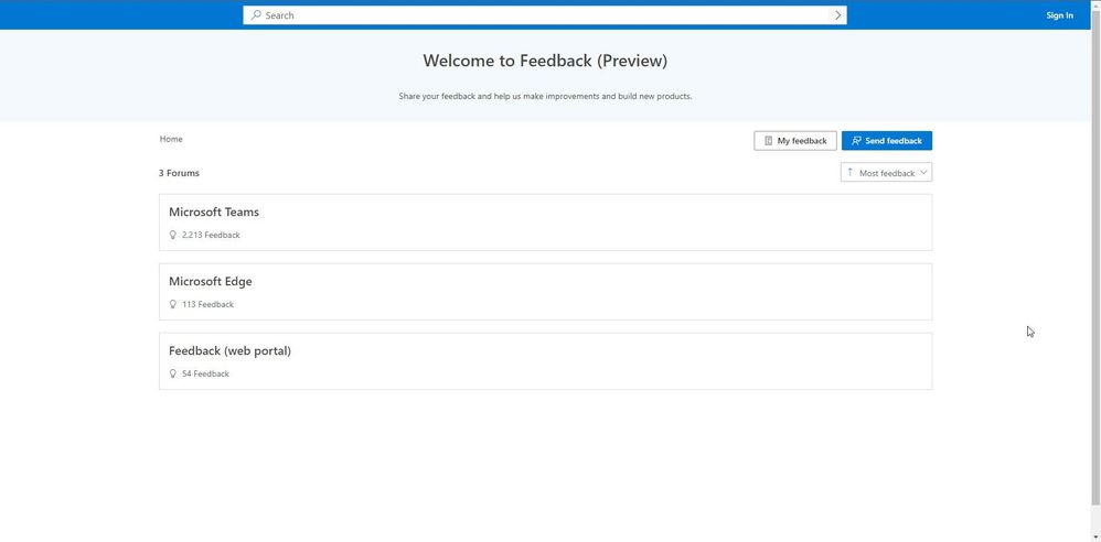 Feedback Portal home page.jpg
