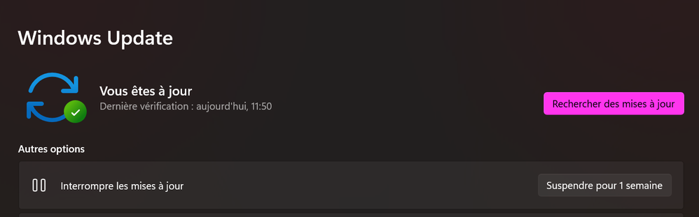 or j'ai une build récente