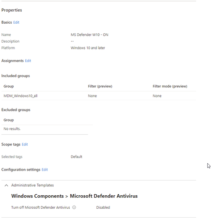 ERROR TYPE 2 ERROR CODE 65000 with Settings Catalog | Microsoft ...