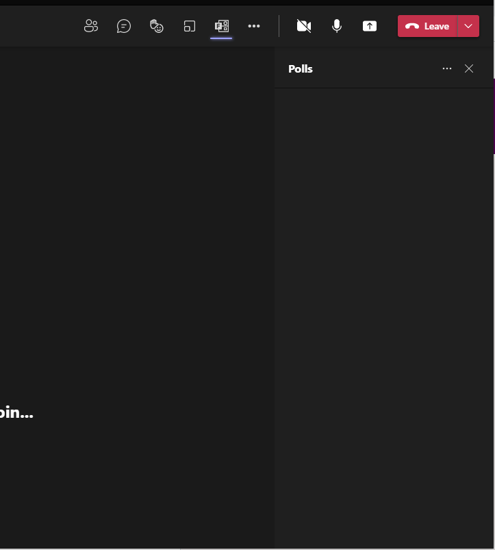 Polls & Quiz not loading | Microsoft Community Hub