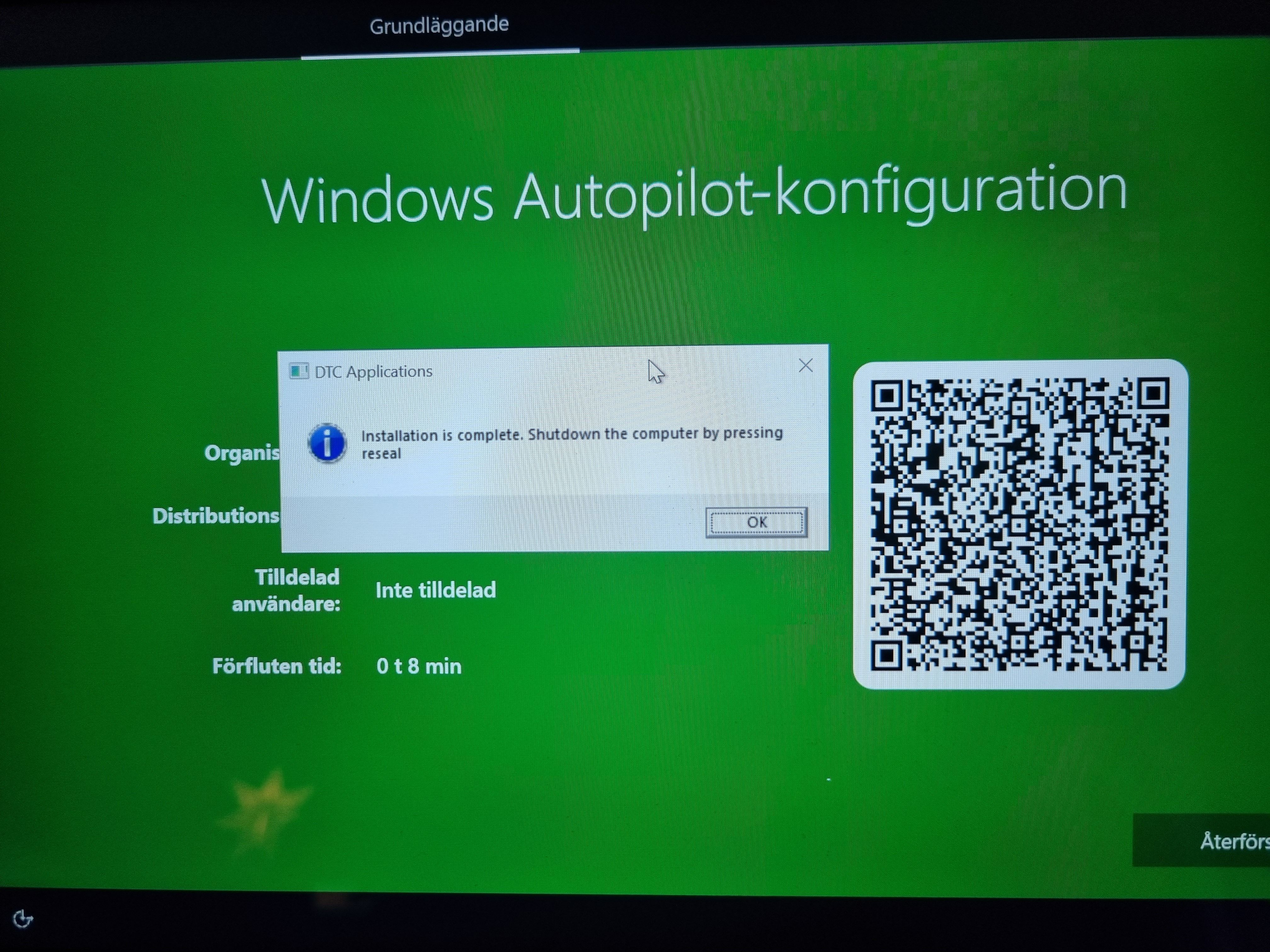 Autopilot White Glove Final message prompt | Microsoft Community Hub