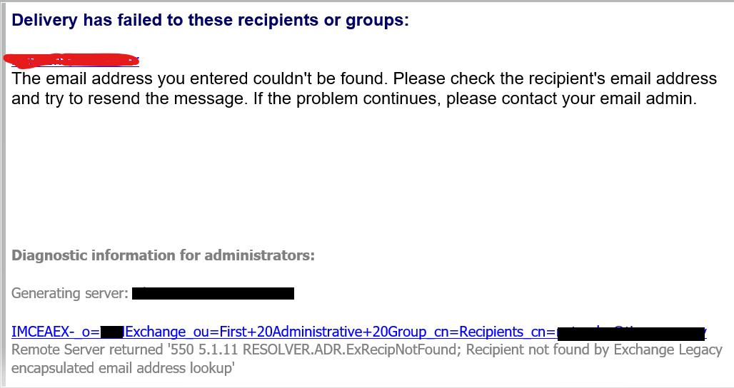 ACTION FAILED FINAL RECIPIENT STATUS 5 0 0 visual data 3