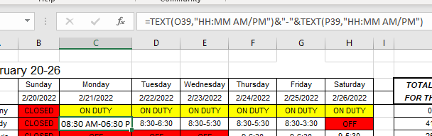 formula to make it a text cell