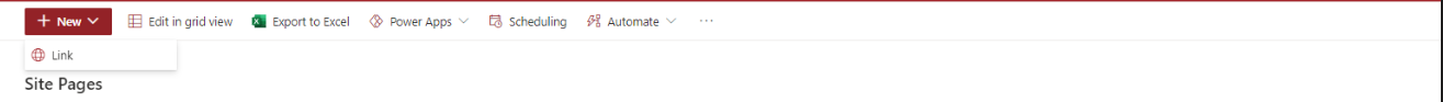 Site Pages Library - No New Button | Microsoft Community Hub