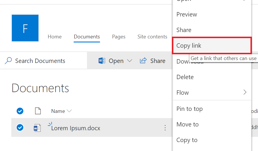 Modern Quick Link Web Part attached file preview get apply to page ...