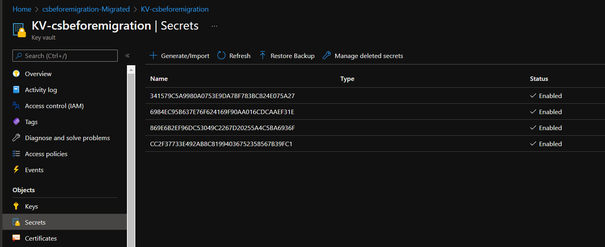 Certificates in Azure Key Vault secrets