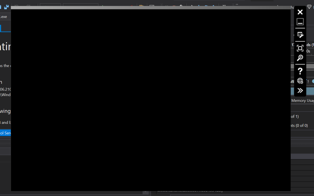 Black Screen on Hololens 2 emulator