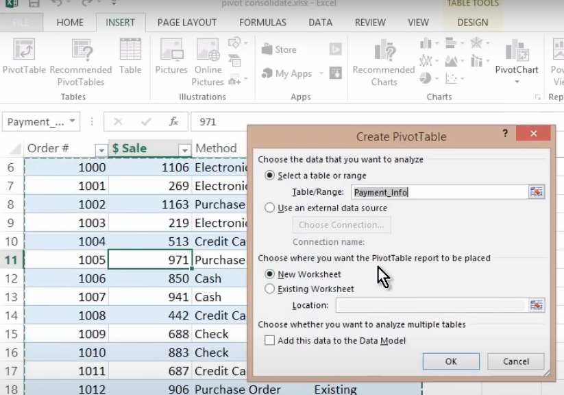 Dynamic tables excel-Pivot table | Microsoft Community Hub