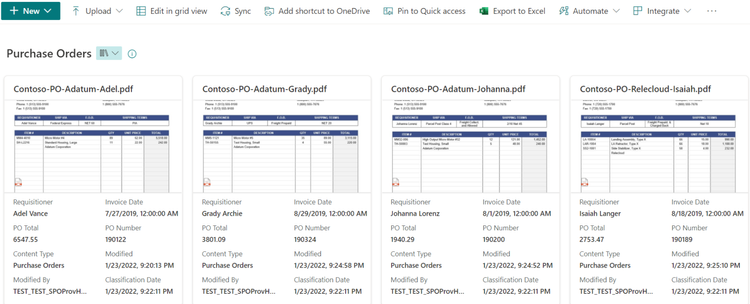 Syntex tile view