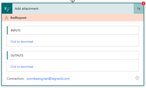 Erro details - Action 'Add_attachment' failed | Microsoft Community Hub