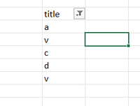 4. The result.  "b" is missing