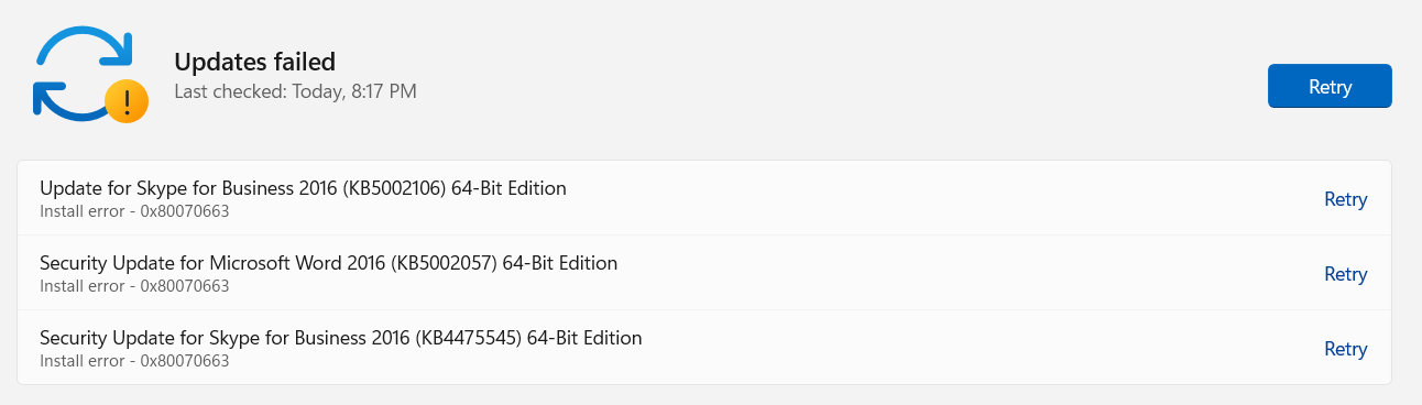 Issue With Window Update | Microsoft Community Hub