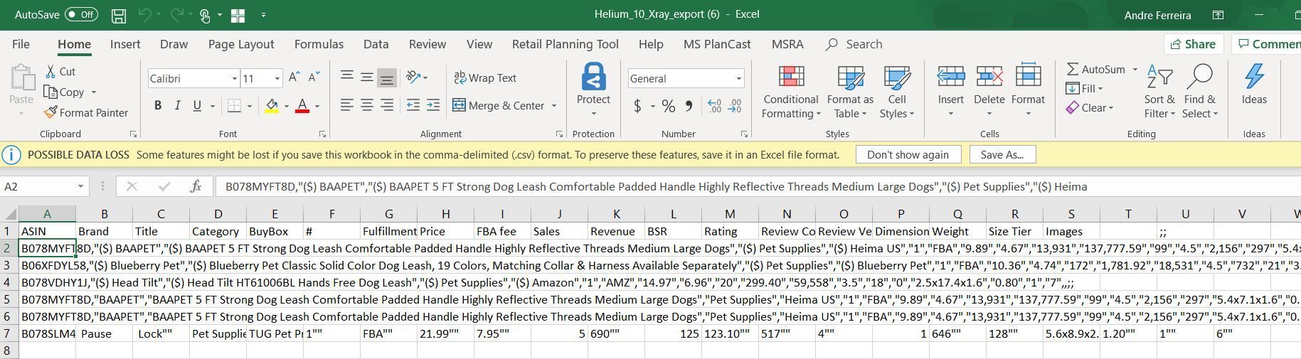 CSV formatting | Microsoft Community Hub