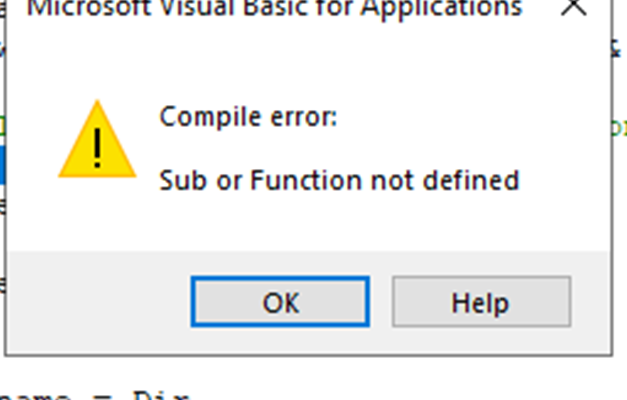 help on calling macro | Microsoft Community Hub