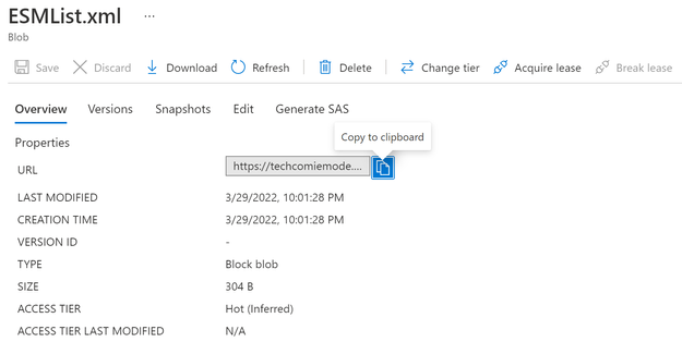 XML URL
