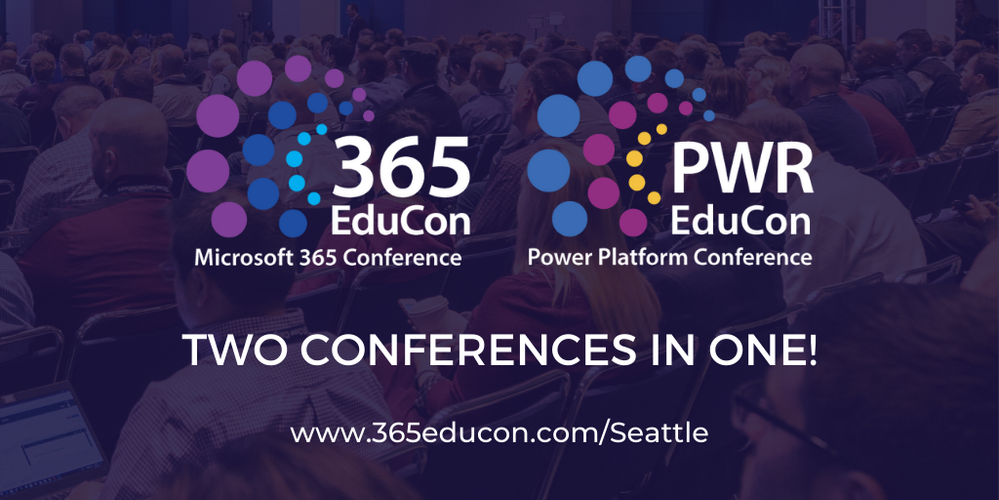 365 EduCon brings to you the world’s leading experts in Microsoft 365, SharePoint, Office 365, Microsoft Teams, Power Platform and Azure. Whether you are new to the technology, or an experienced power user, admin, or developer, 365 EduCon has content designed to fit your experience level and area of interest. [@365EduCon | 365EduCon.com]