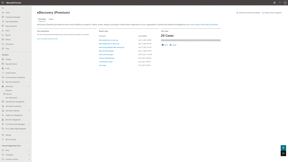 Figure 3: Communication Library for custodian communications with templates and issuing officer dropdown menu.