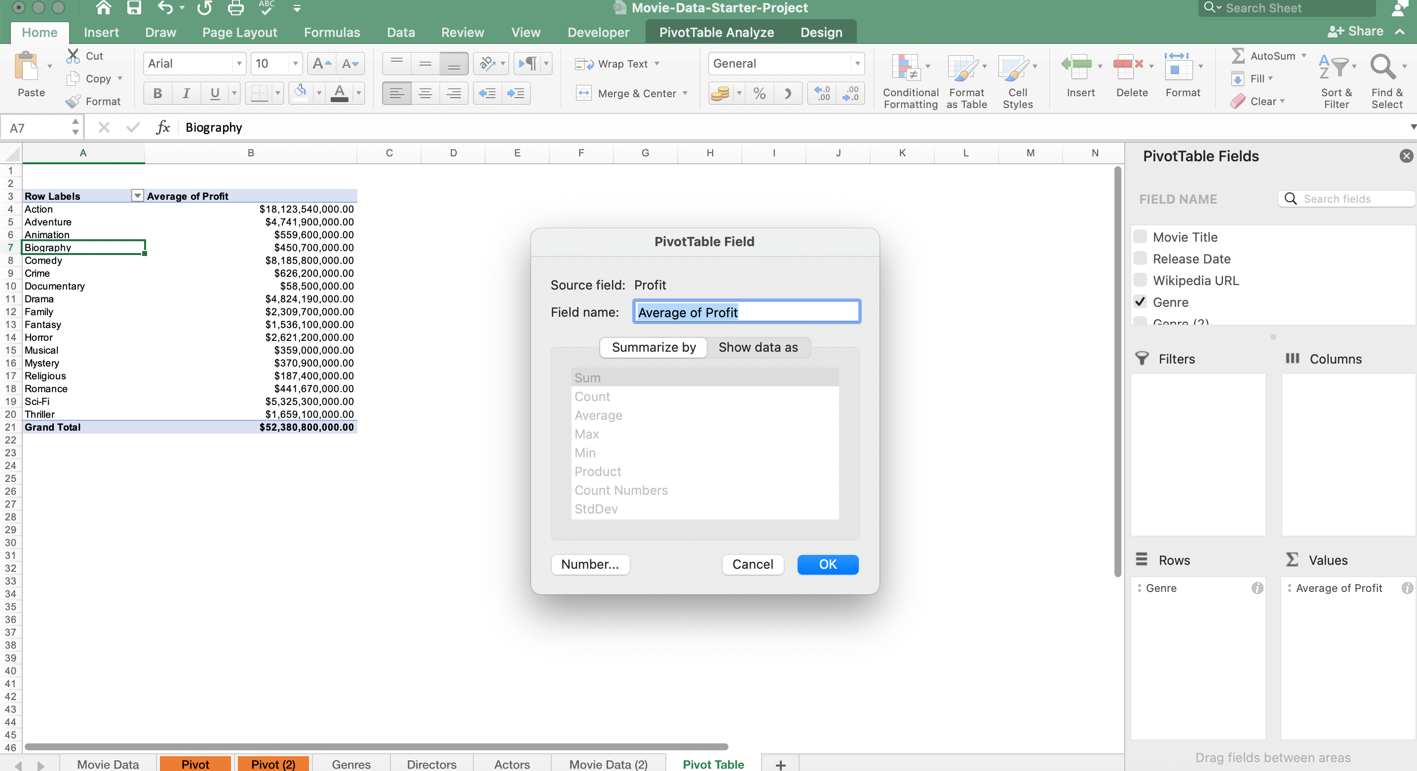 Calculated fields in pivot tables - field settings is grayed out ...