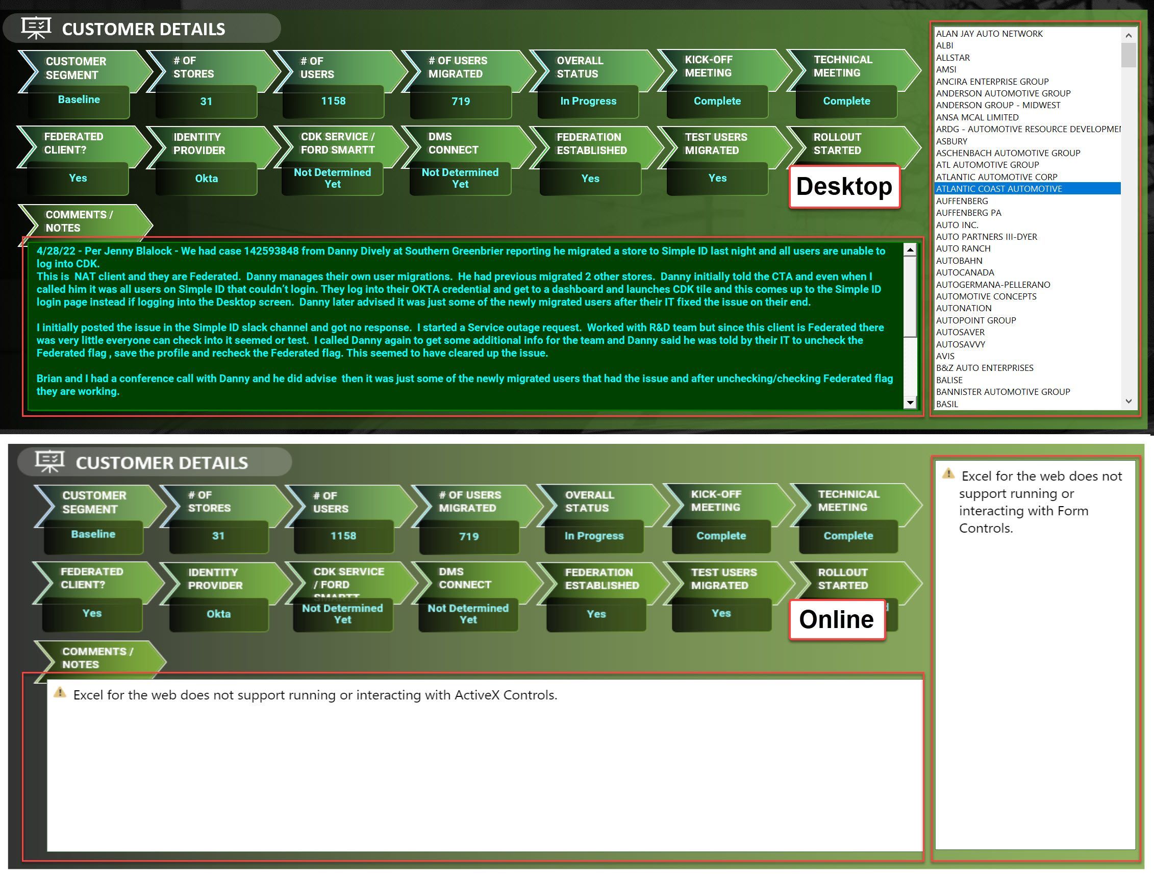 Lists and Text Boxes for Excel Online | Microsoft Community Hub