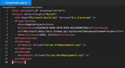 SDK-style SQL project