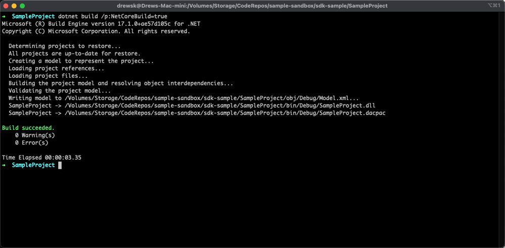 dotnet build