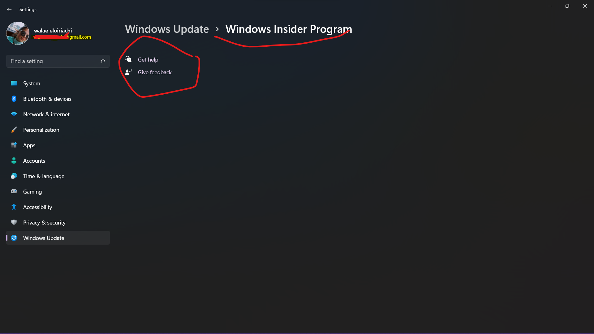 I can't find windows insider | Microsoft Community Hub
