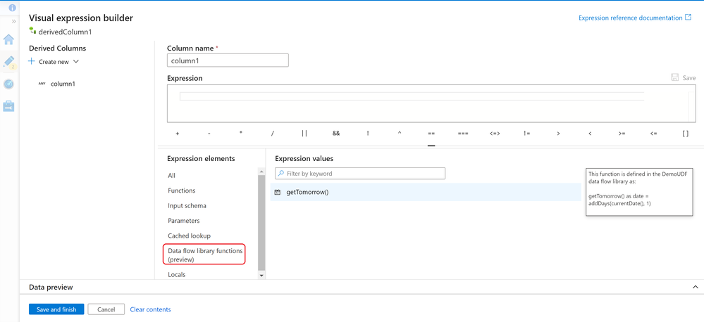 data-flow-udf-expression-builder