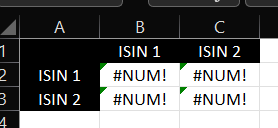 MATRIX tab