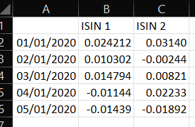 DATA tab