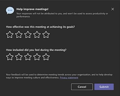 In-product survey