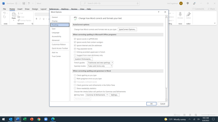 Red lines and spellcheck | Microsoft Community Hub