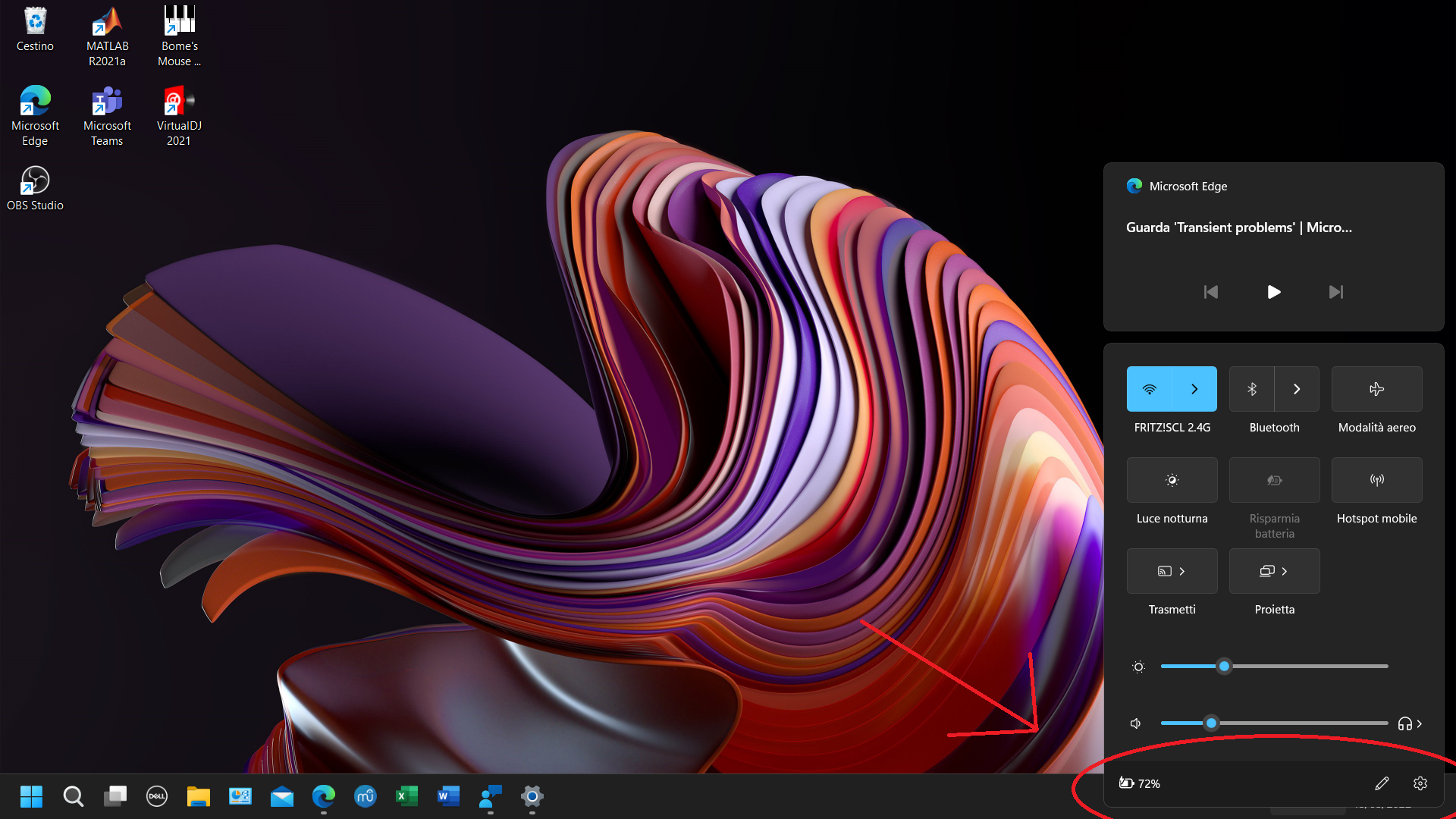 Quick settings and Notification Center stay on top of auto-hidden ...