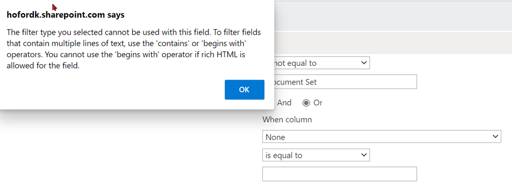 error message when tring to filter sets out.png