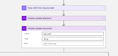 Figure 4: Getting attacker ID from the security alert