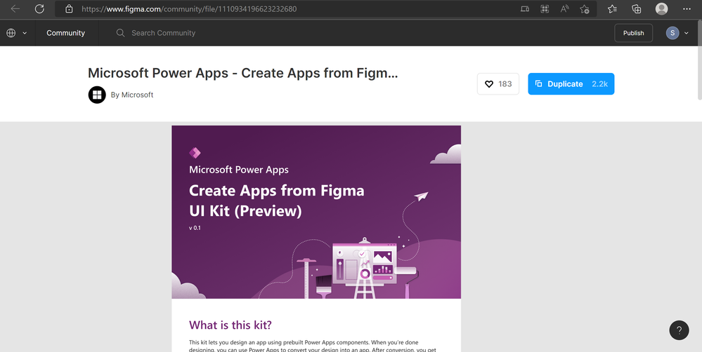 Picture showing the Figma UI Kit