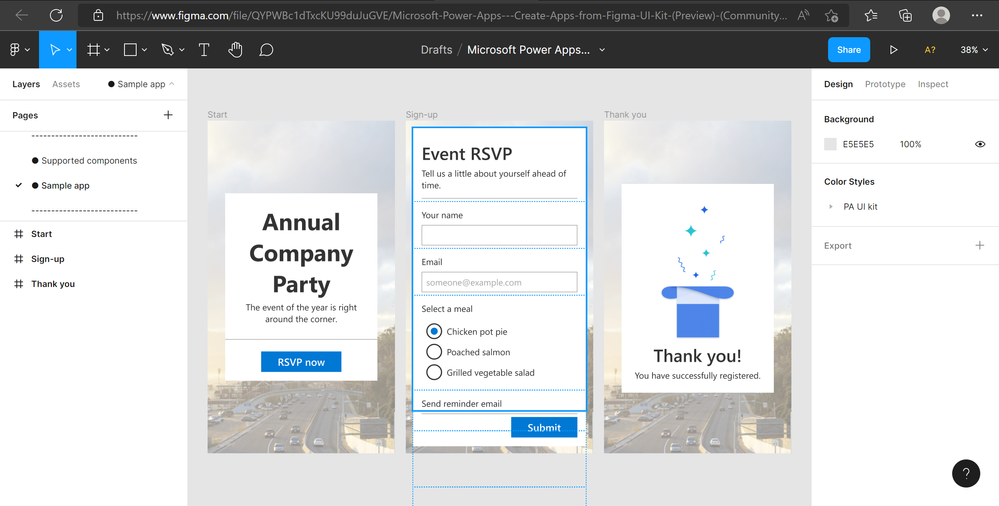 Picture showing Figma design