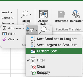 Picture taken on a Mac but it's similar on a PC.