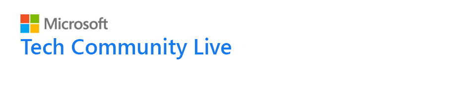 Animation advertising the July 21st Tech Community Live event on July 21st for Microsoft Endpoint Manager
