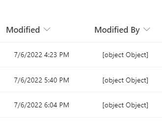 JSON formatting font color of Person or Group column | Microsoft ...