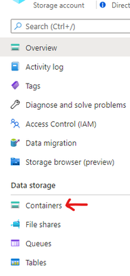 Data storage, Containers