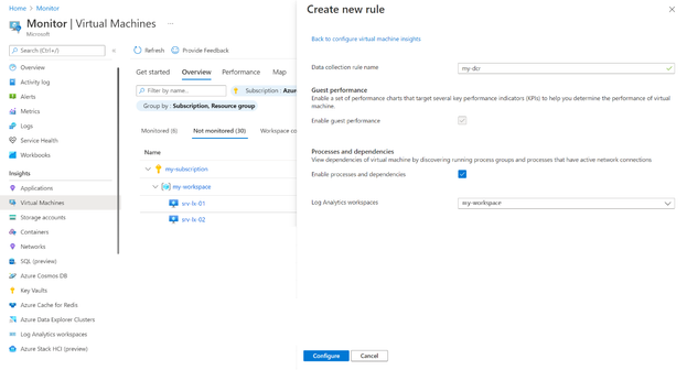 Create a new DCR