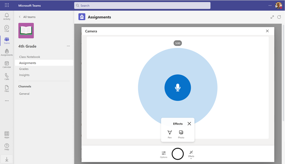 New options available in Video Recorder