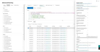 Figure 1: The following screenshot demonstrates querying for Tampering events via advanced hunting