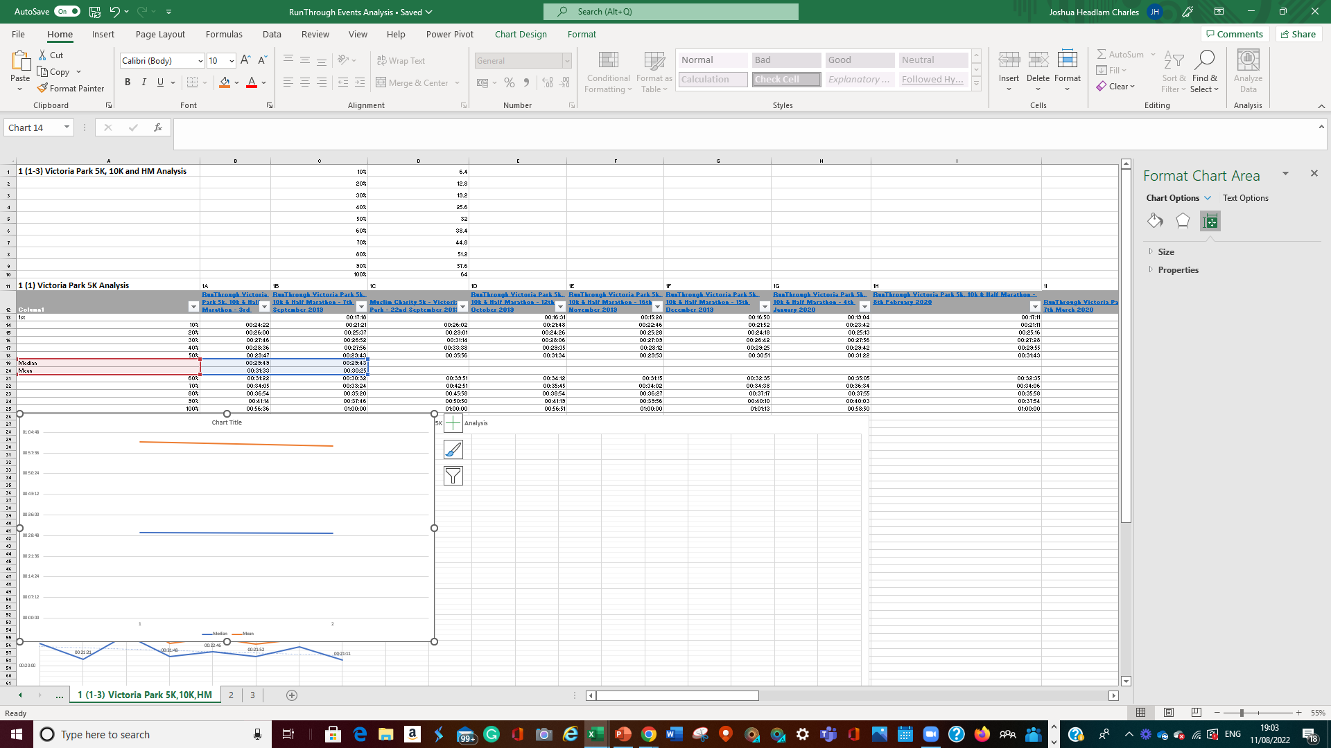 My graph will not form properly. | Microsoft Community Hub
