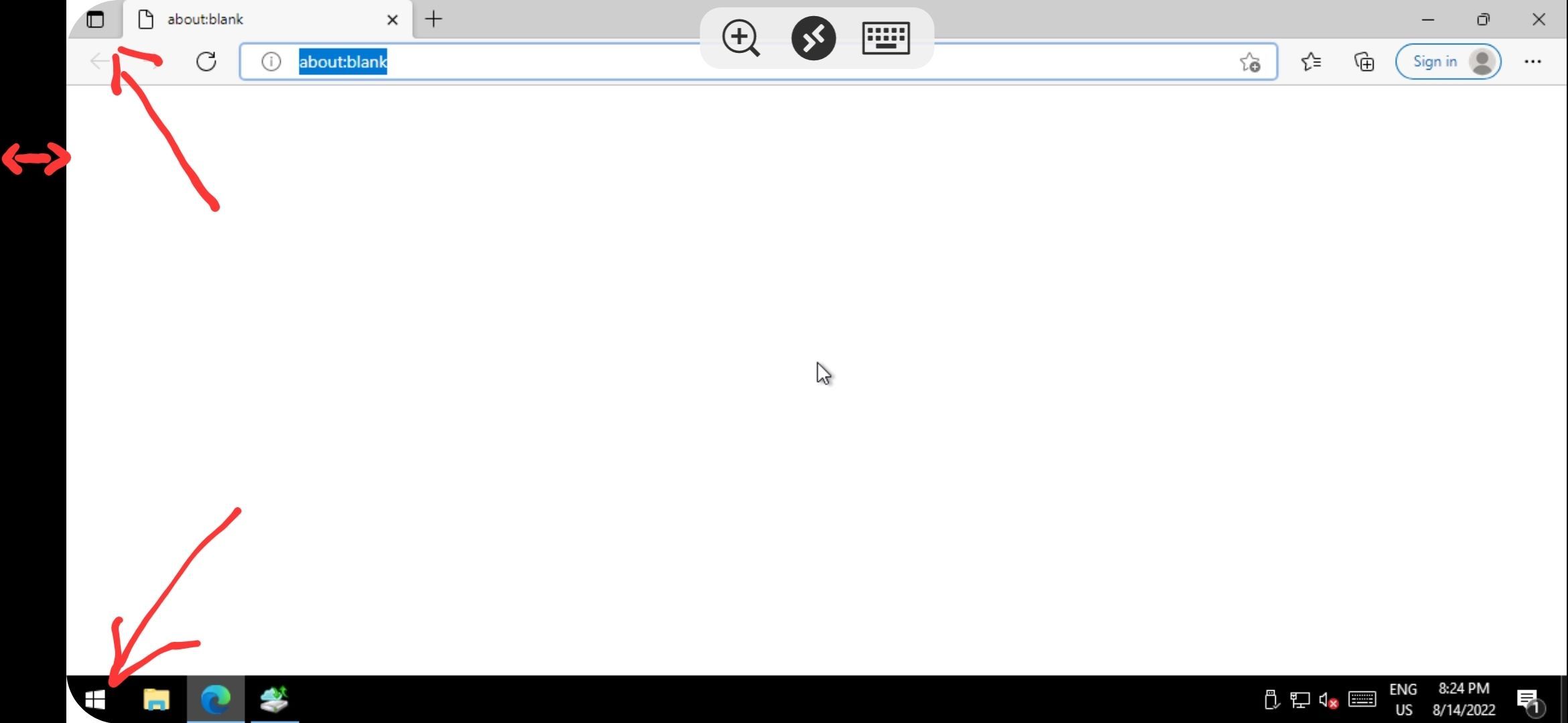 Bug on remote desktop for Android (not using all available screen area ...