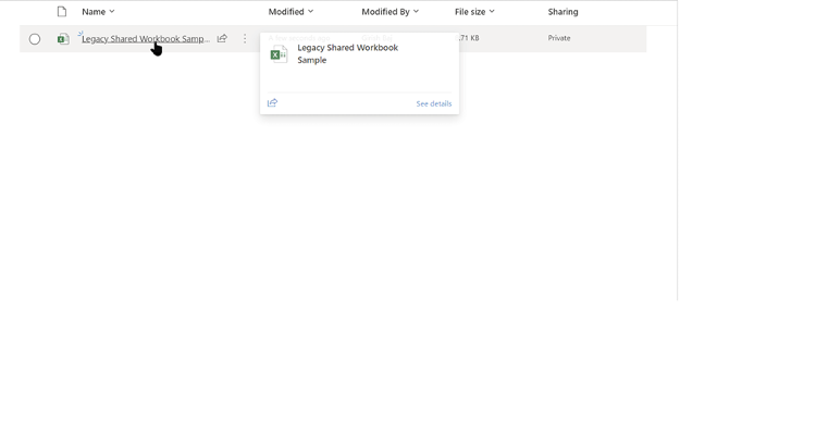 Edit files with legacy Shared Workbooks