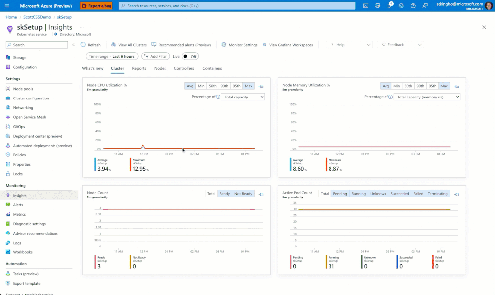 View your Prometheus data in Azure Managed Grafana