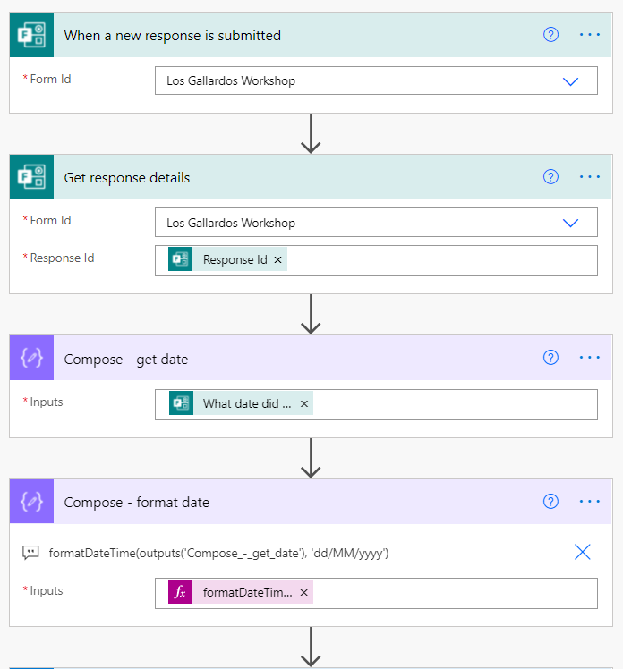 How to populate a PDF template from a MS Form without Premium ...