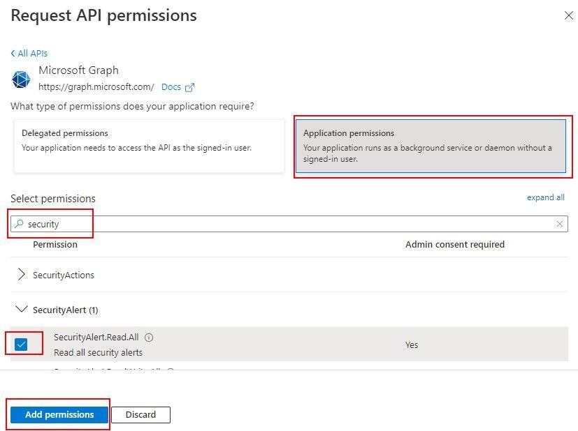 Find the permission you want to assign